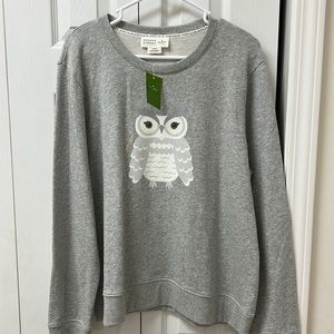 NWT Kate Spade Owl Sweatshirt